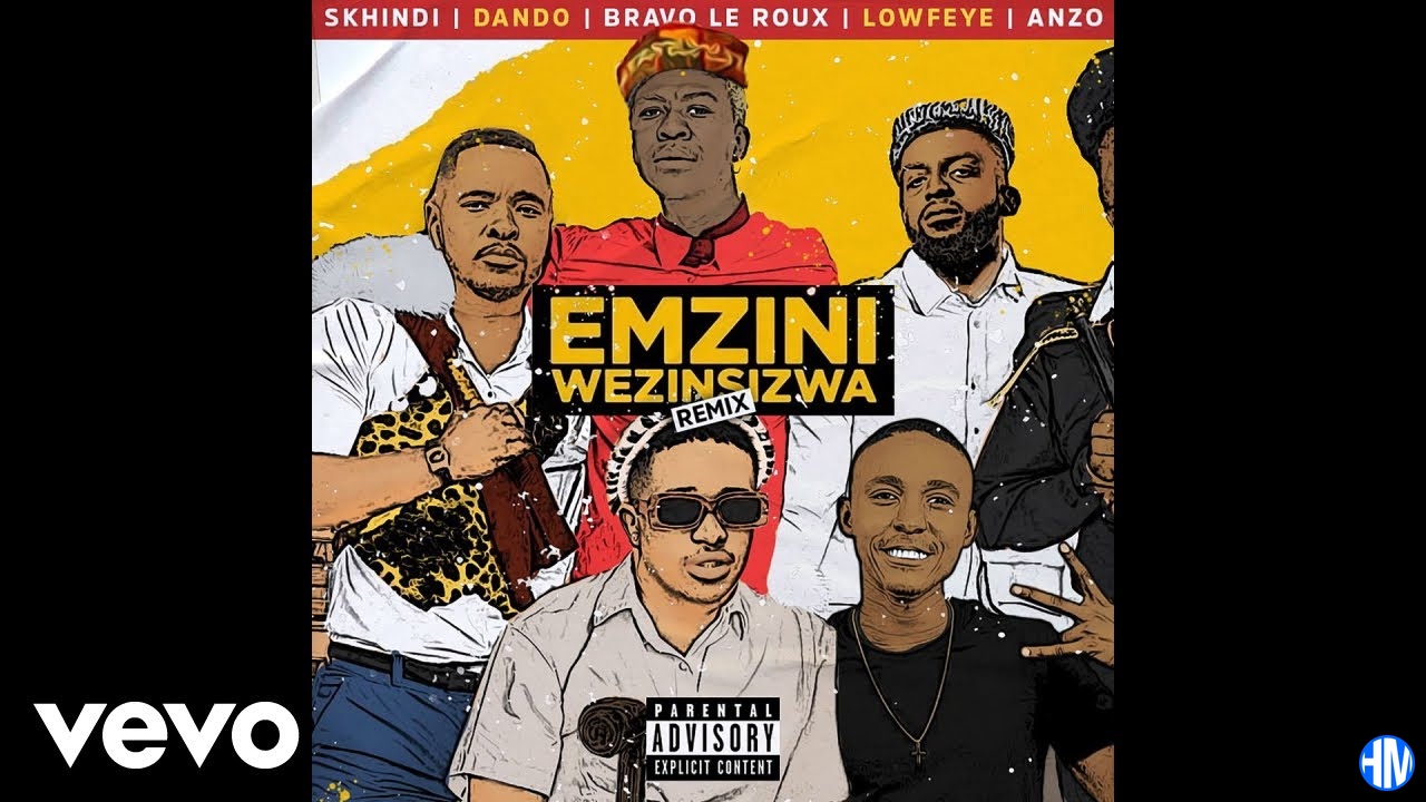 Skhindi – Emzini Wezinsizwa (Remix) ft. Dando, Bravo Le Roux, Lowfeye & Anzo